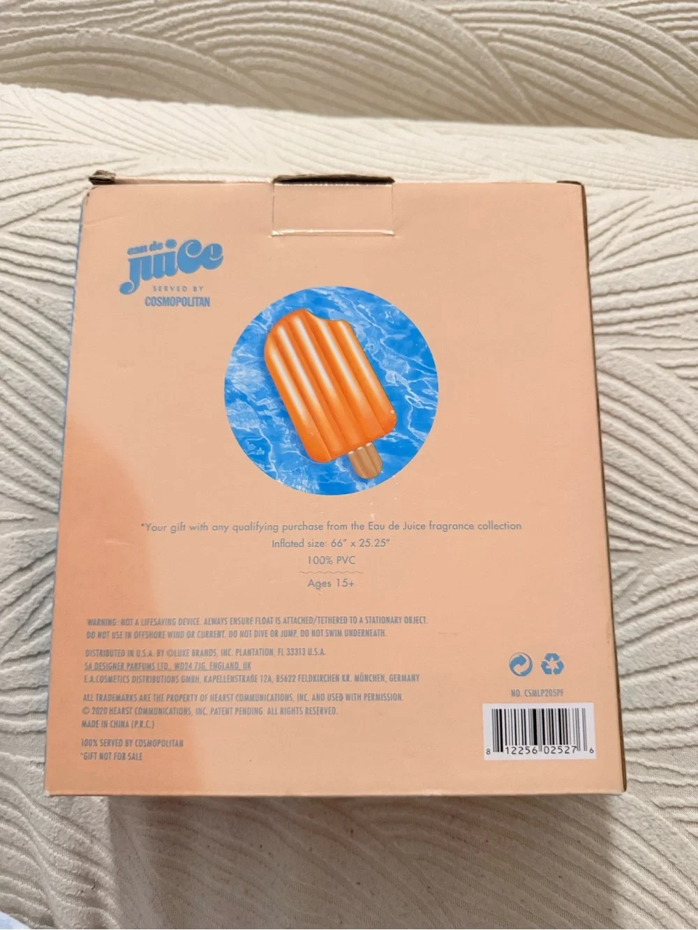 Cosmopolitan Orange Popsicle Pool Float